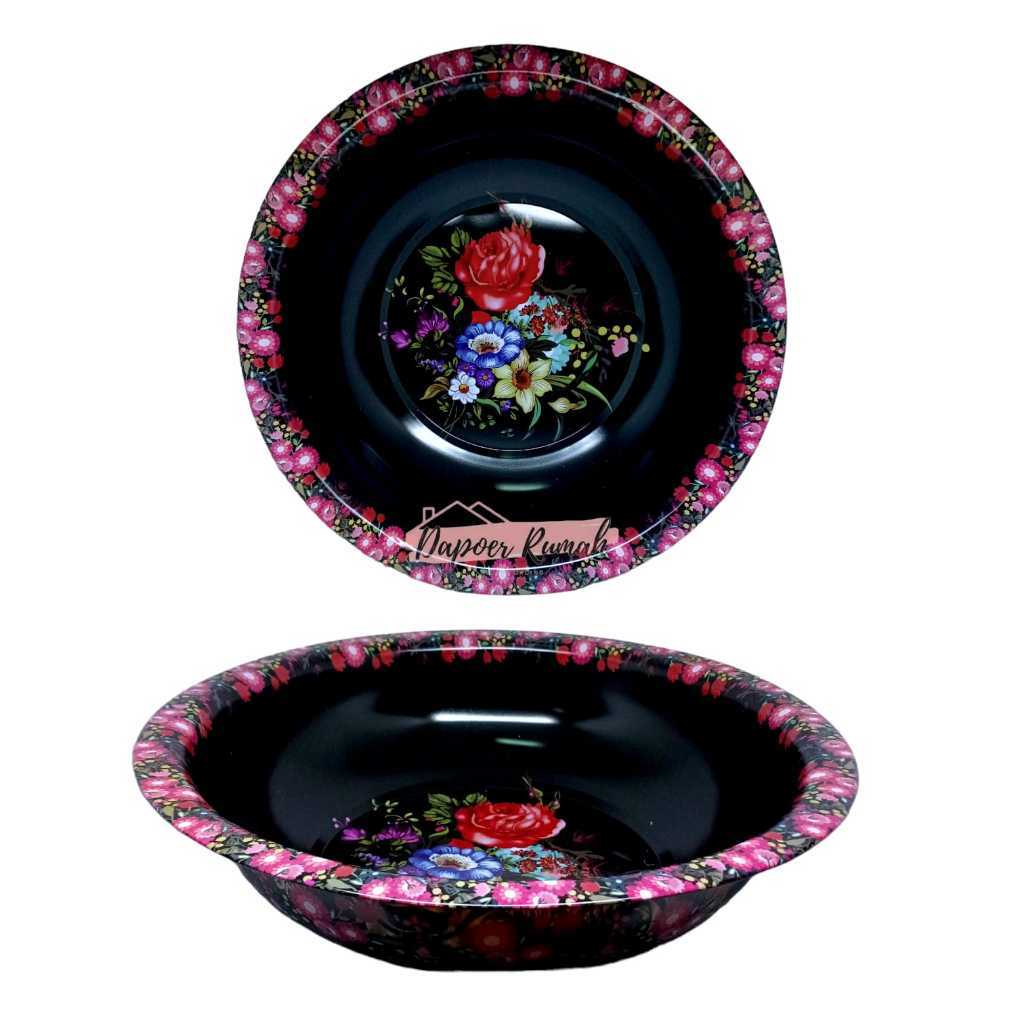 Baskom Kembang Enamel 36 CM 40 CM/Baskom Jumbo Enamel Bunga/Baskom Sayur