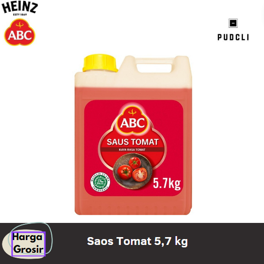 

ABC Saos Tomat Jerigen 5.7 Kg