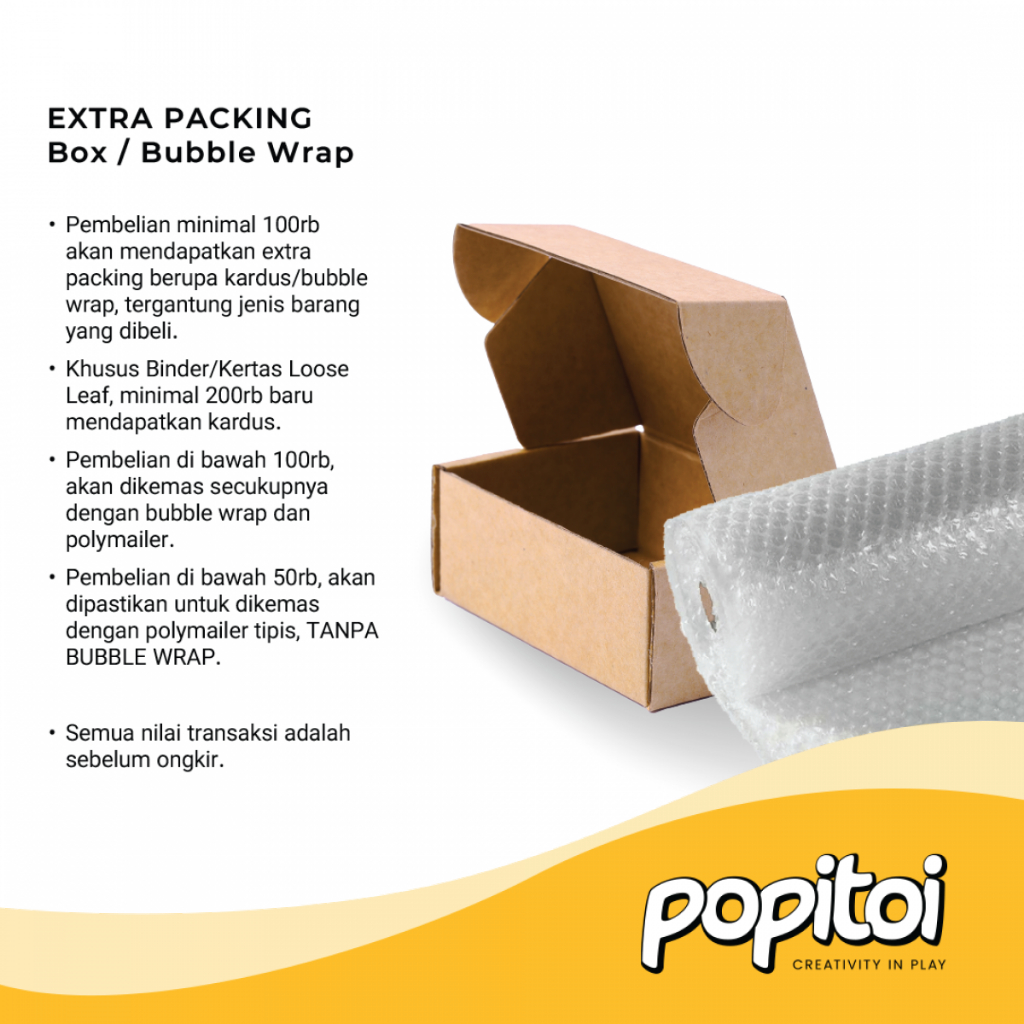 

PACKING EXTRA Karton Box & Bubble Wrap