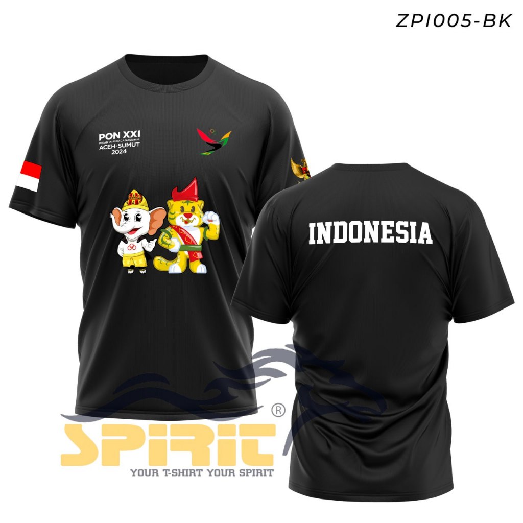 Tshirt Baju Pon Aceh Sumut 2024 Kaos Pon Sumut Sablon DTF Premium Tahan Lama