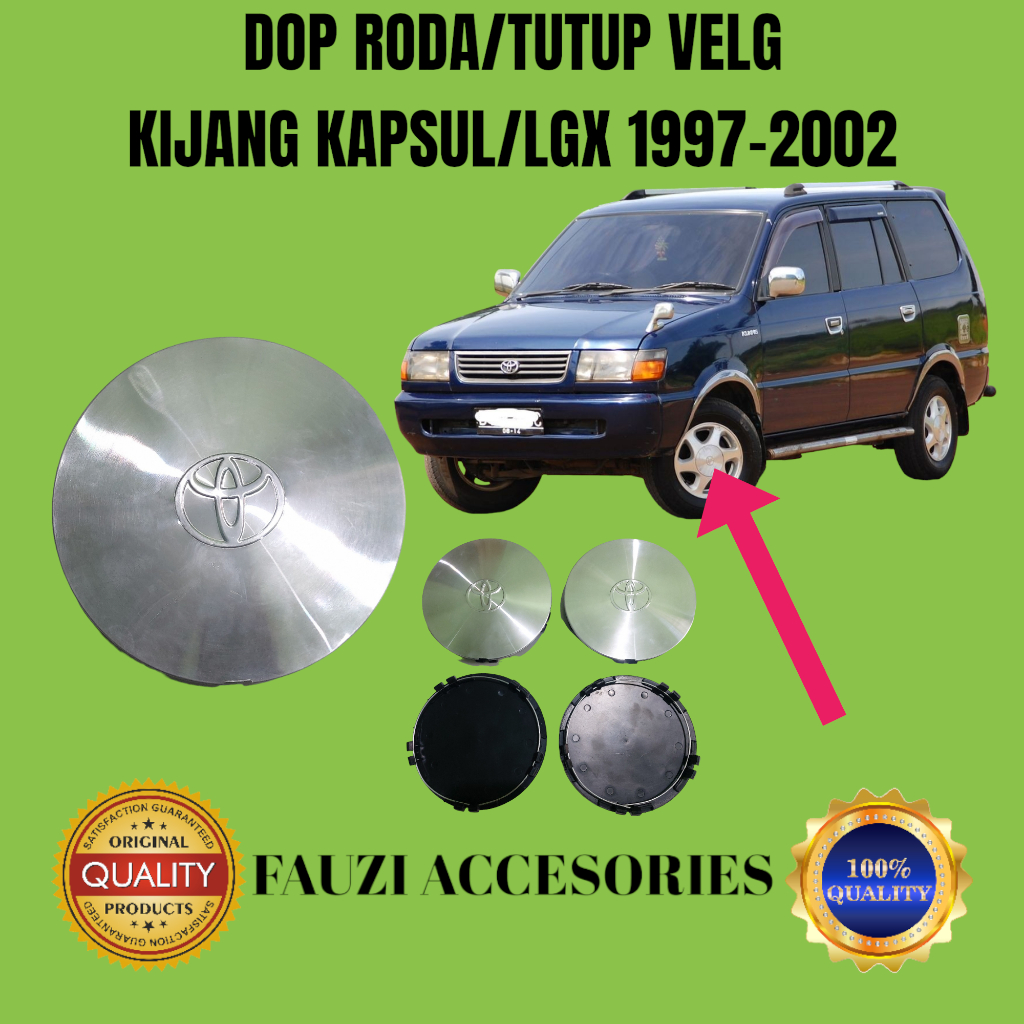 DOP RODA TUTUP VELG KIJANG KAPSUL LGX LSX 1997 SAMPAI 2002