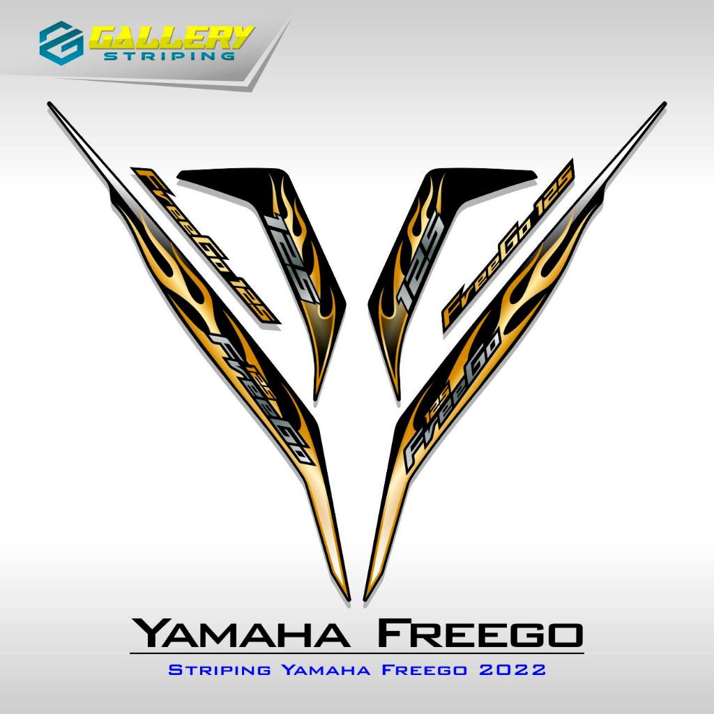 STRIPING YAMAHA FREEGO MOTIF 11 / YAMAHA FREEGO / STIKER FREEGO / STICKER / STIKER / STOCK DECAL / F