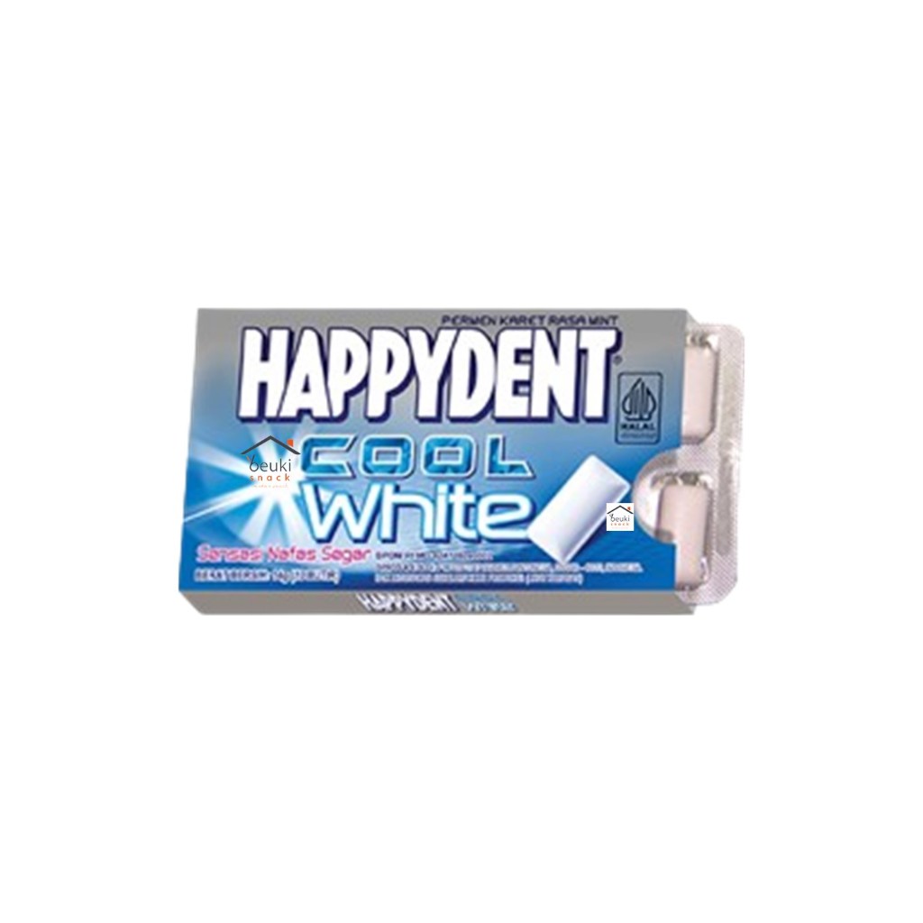 

Happydent Cool White Kemasan Strip Isi 10 Butir