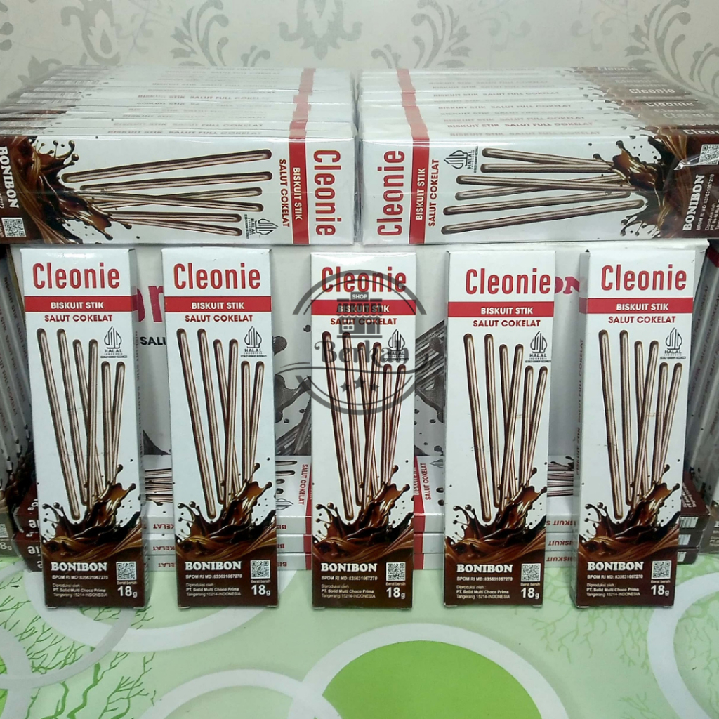 

Bonibon Cloenie Biskuit Stik Salut Coklat d'KING [Perdus isi 6 pack] BPOM-HALAL