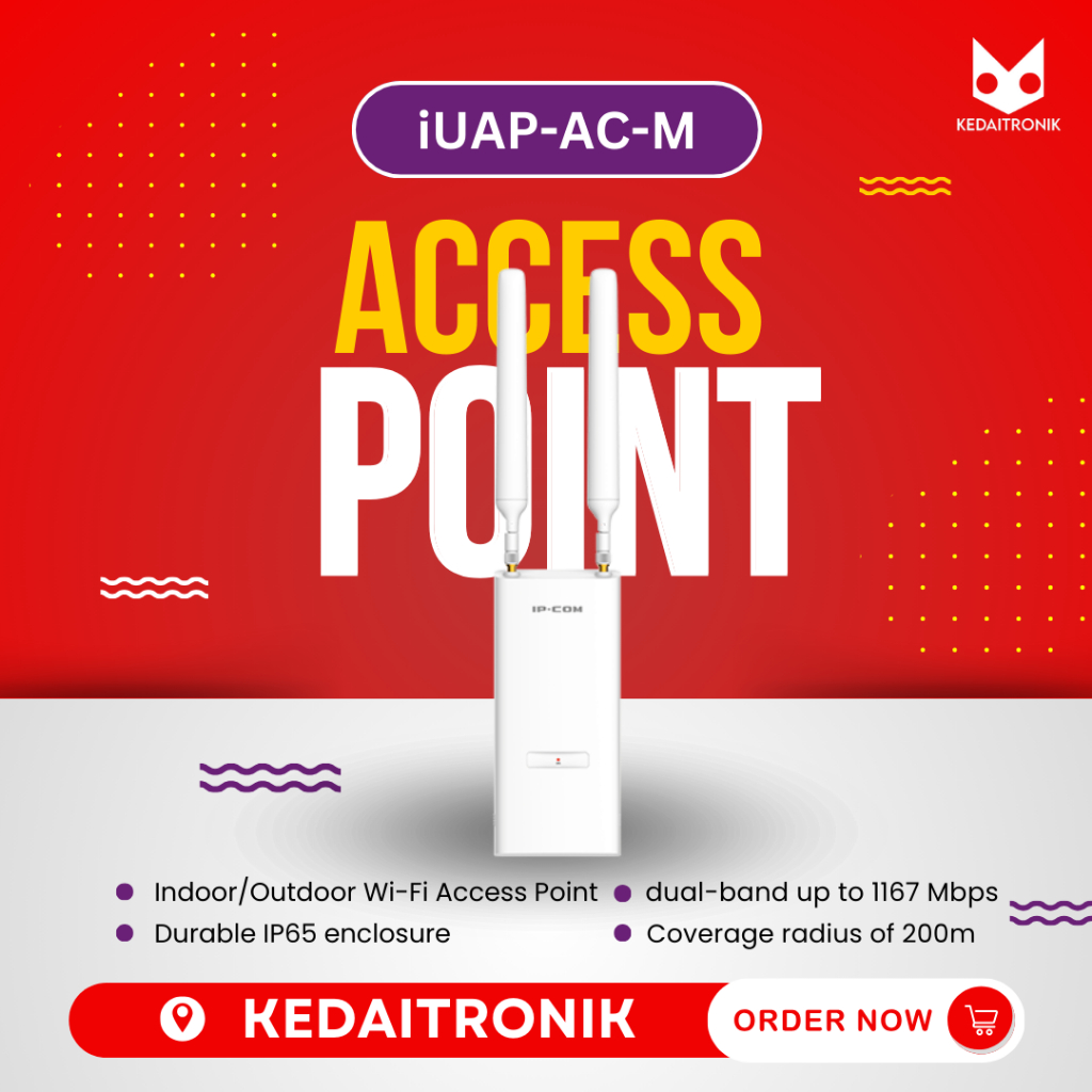 New  IP Com Profi iUAP AC M Indoor Outdoor Access Point MU MIMO DualBand AP