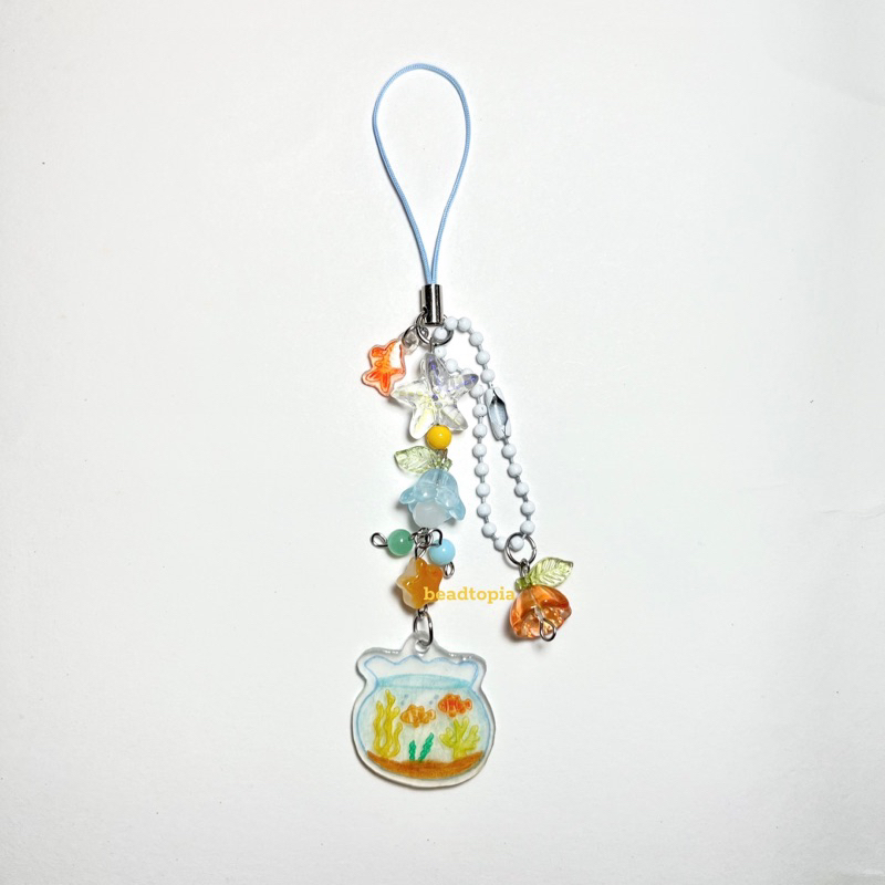 mini aquarium phone charm | gantungan hp