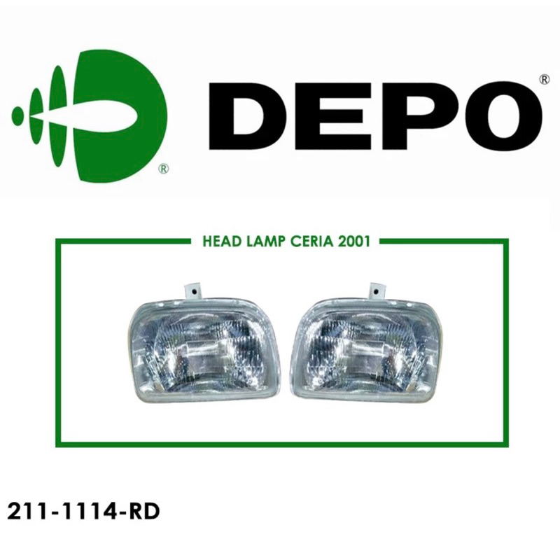 Head Lamp / Lampu Depan Daihatsu Ceria 2001 DEPO