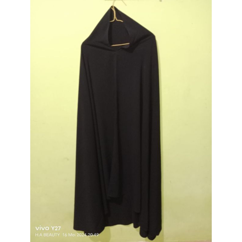 khimar non pet, jetblack