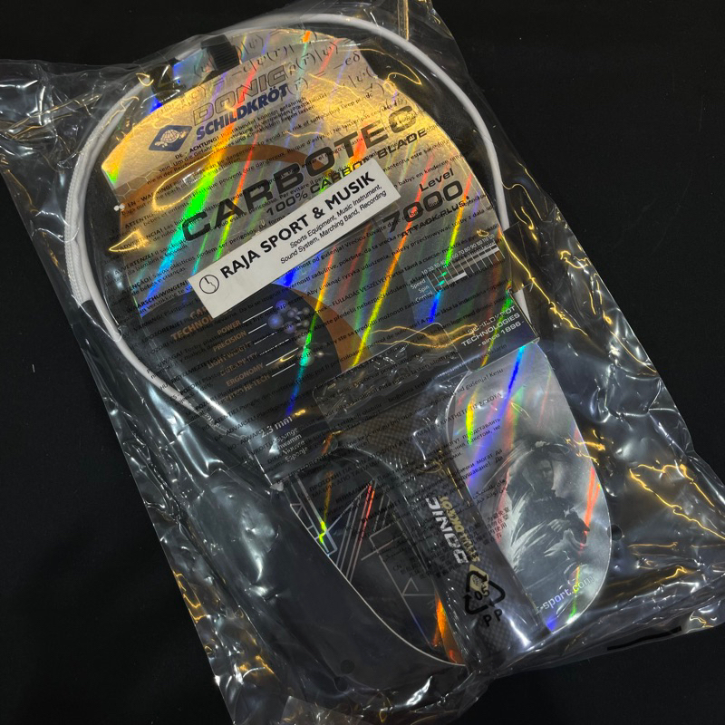 CARBOTEC 7000 BAT BET PINGPONG TENIS MEJA - ORIGINAL DONIC SCHILDKROT +COVER