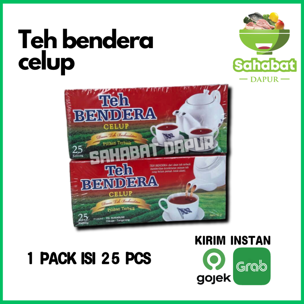 

Teh Celup Bendera 1pack isi 25pcs - Sahabatdapur