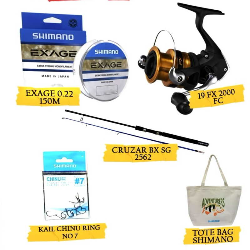 Reel set | Paket Shimano Merdeka | Paket Shimano Combo