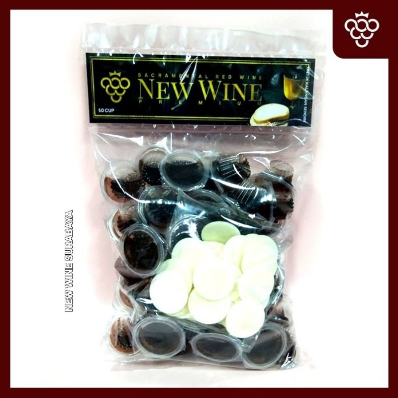 

MINUMAN PERJAMUAN KUDUS PREMIUM CUP + HOSTI ISI 50 CUP