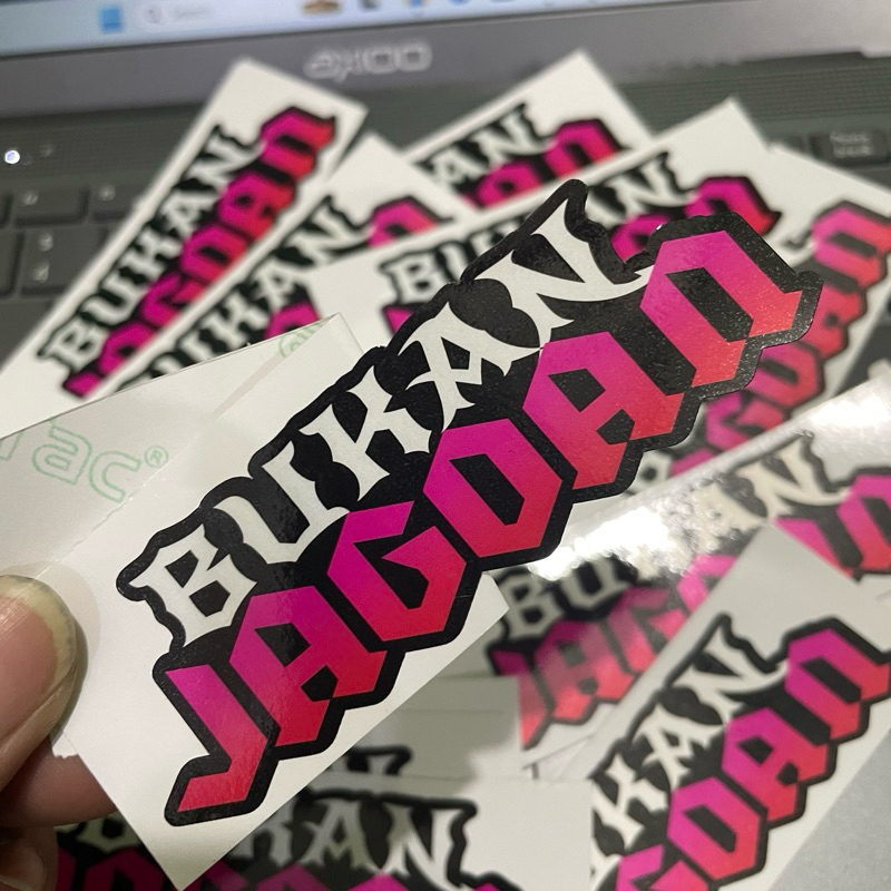 

stiker|sticker keren bukan jagoan 027