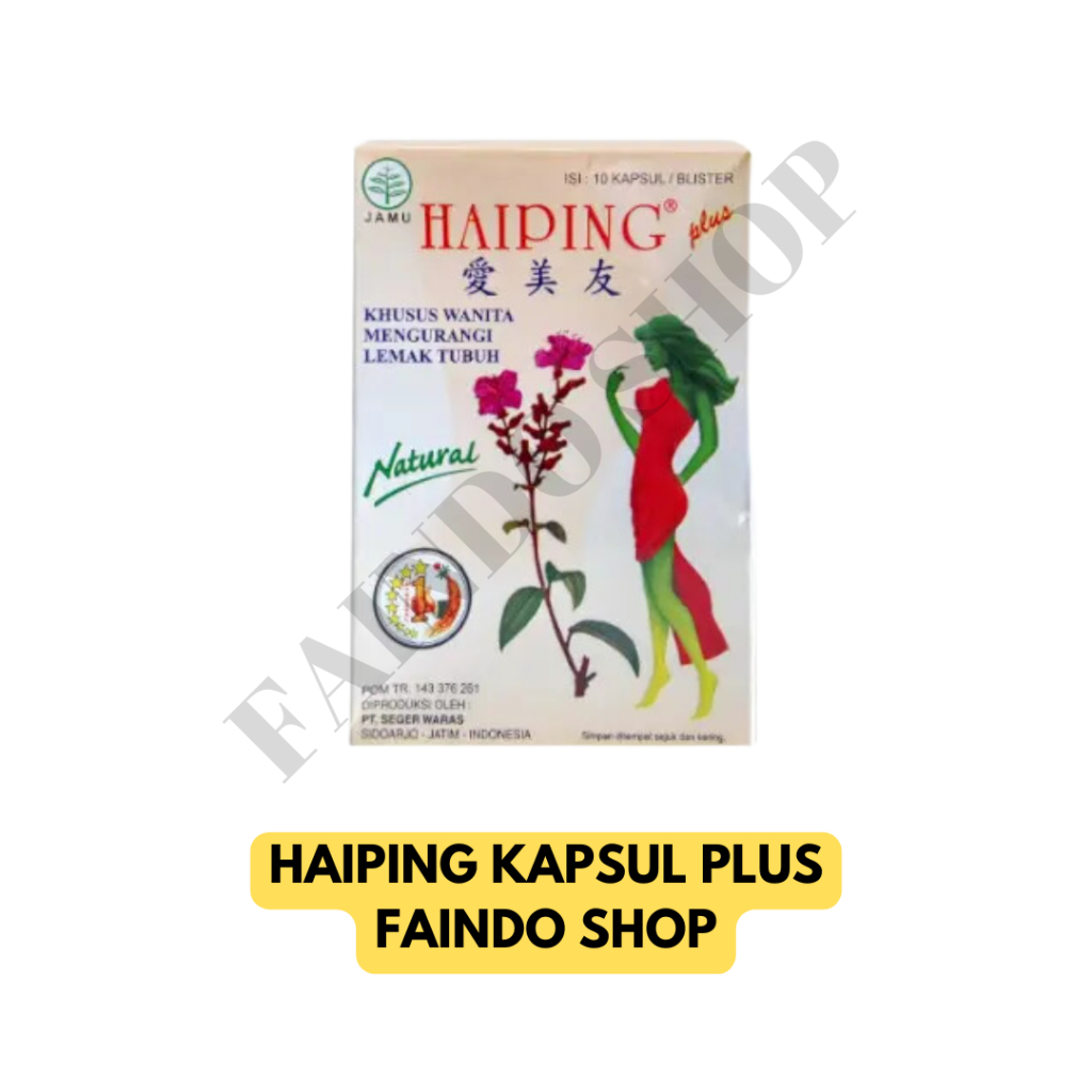 Jamu Langsing Haiping Kapsul Plus Mengurangi Lemak Tubuh