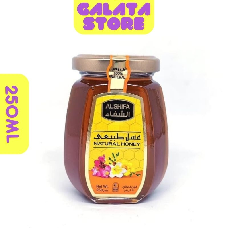 

Madu al shifa NATURAL HONEY 125gr madu asli yang langsung diimpor dari Saudi Arabia