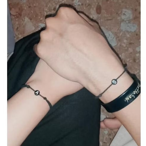 GELANG COUPLE - gelang inisial couple