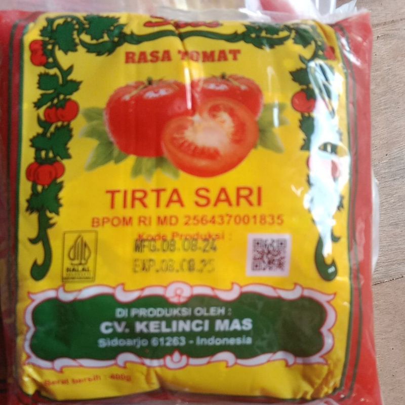 

Tirta sari saos rasa tomat 400g