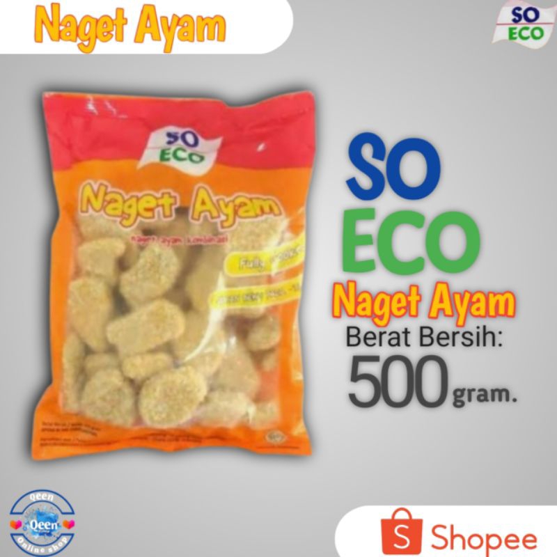 

SO ECO Naget ayam isi 500 gram.