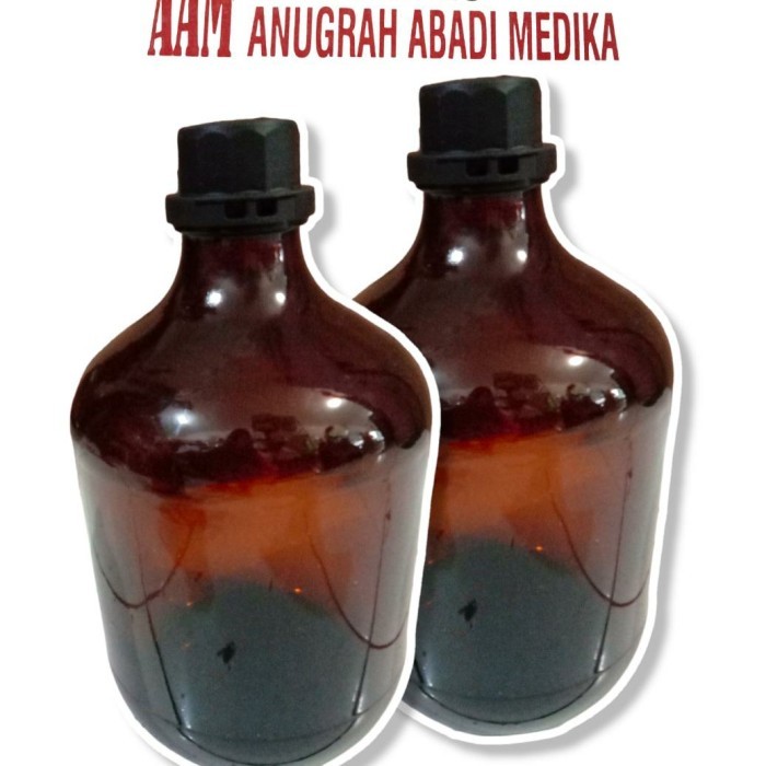 BOTOL RACUN / BOTOL KACA KOSONG 2,5 LITER