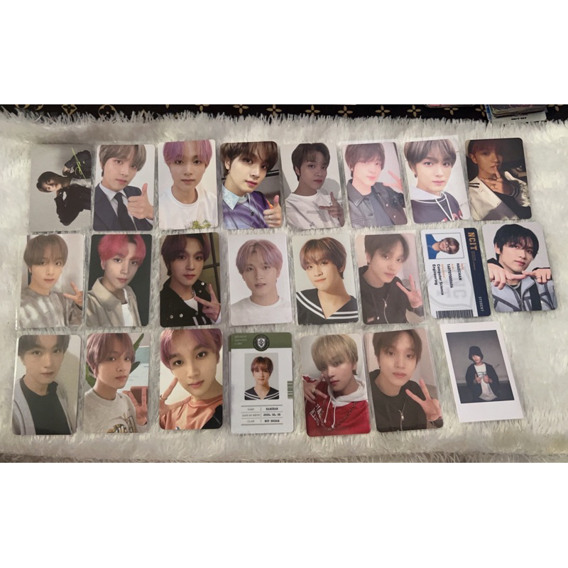 official pc photocard haechan nct dream 127 natrep ar fanmeeting dream vibe live slowacid universe b