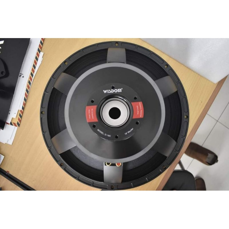 WISDOM D18C Komponen Speaker 18 Inch / D 18C / D18 C