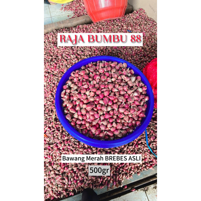 

Bawang Merah BREBES ASLI 500gr, RB88