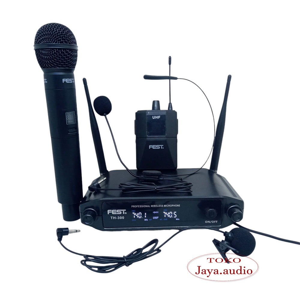 Mik Pegang Jepit Headset TH-300 Microphine Wireless Mic Tanpa Kabel Multi Fungsi