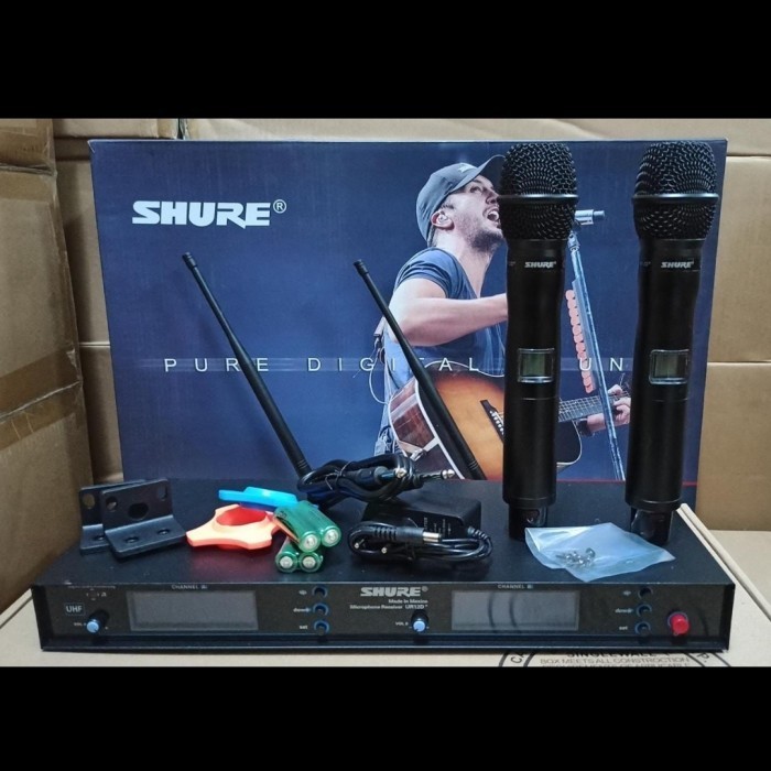 MIC WIRELESS UR 12D UR12D HANDHELD MICROPHONE