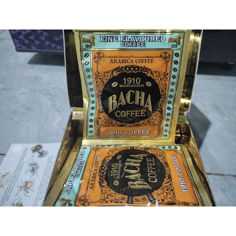 

Bacha Coffee Fine Flavoured Coffee Arabika Kopi Full Set isi 12 pcs