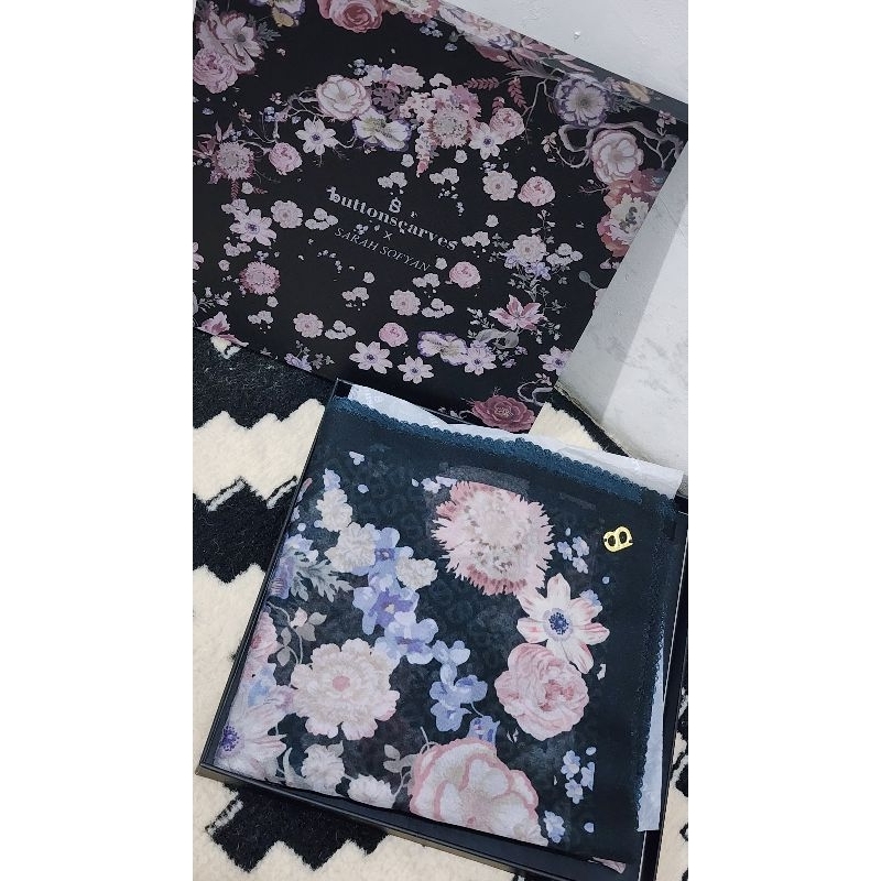 BUTTONSCARVES BLUME BLACK PL