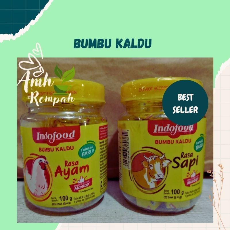 

Bumbu Kaldu rasa Ayam dan Sapi kemasn botol