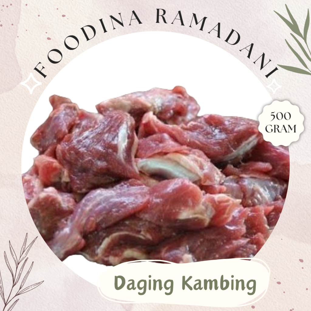 

DAGING KAMBING Tanpa Tulang - Lamb and Mutton Fresh [ Berat 500gr ] Harga Per 0,5 Kg