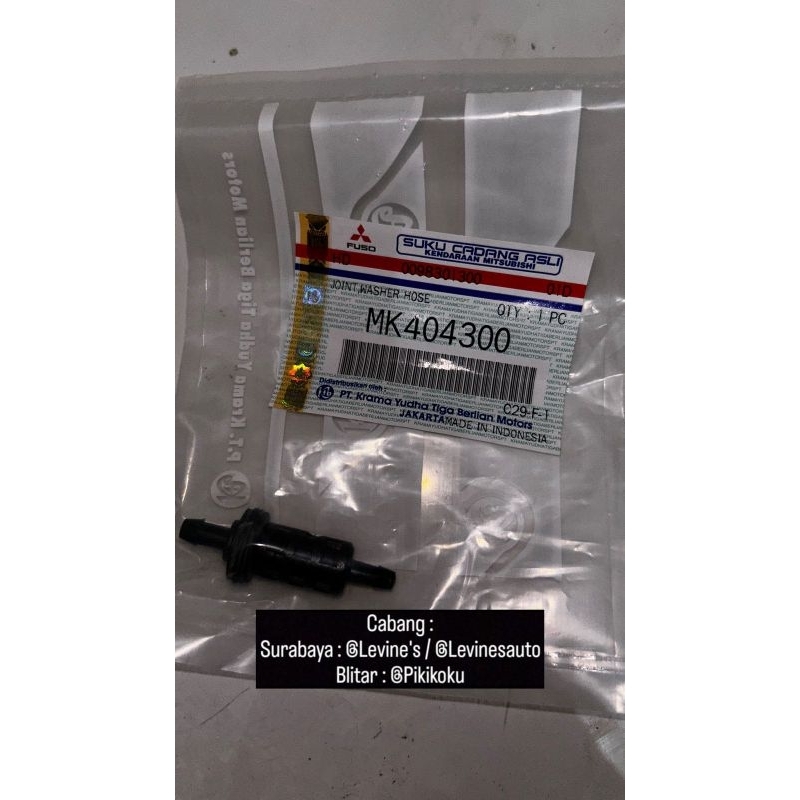 nosel wiper canter original MK404300 / joint washer ps125 / sambungan wiper air canter / nozel air c