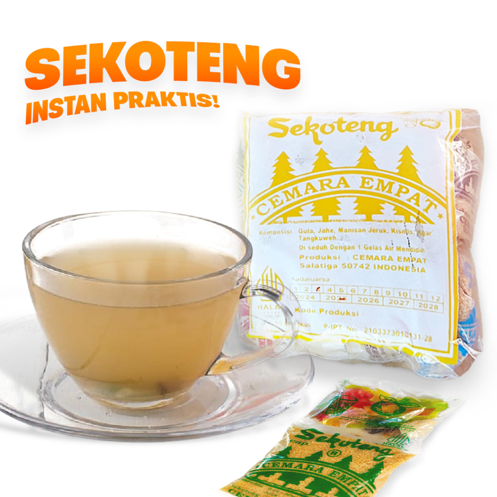 

Sekoteng Instan Cap Cemara Empat isi 10 Pcs 300 gr