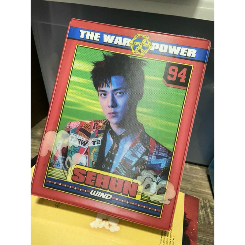 [official] binder postcard exo power sehun postcard book