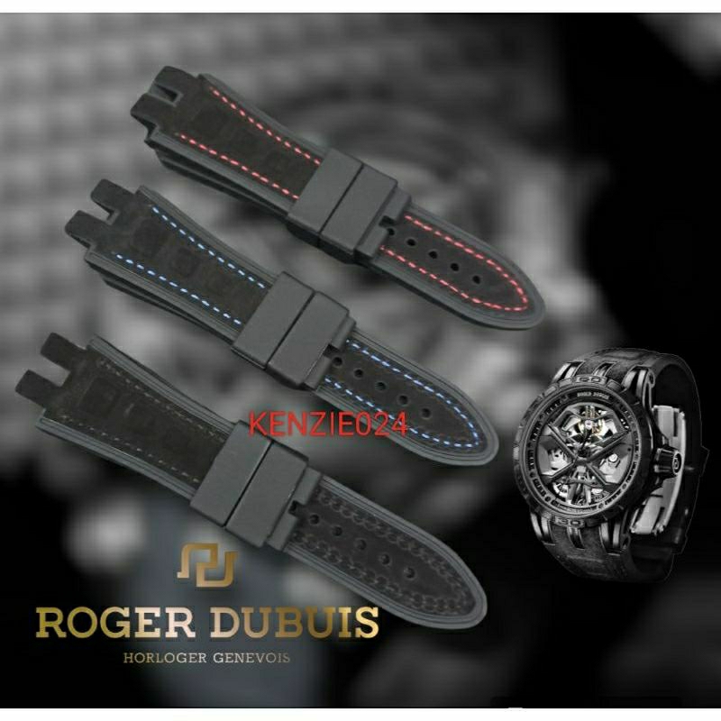 Strap Tali Jam Tangan Roger dubuis Excalibur Pirelli Aventador