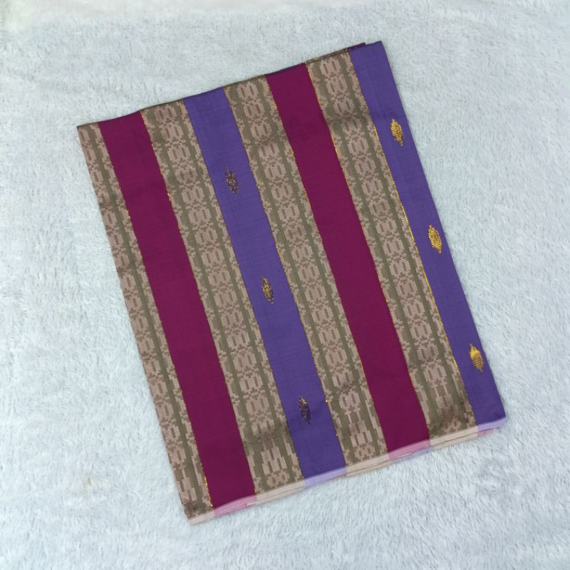 kain sarung sutra tenun lipa sabbe corak terbaru warna ungu dan magenta