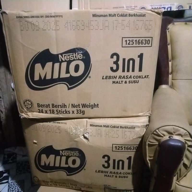 

Milo3in1 24 x14 stik x33 original Malaysia / dus