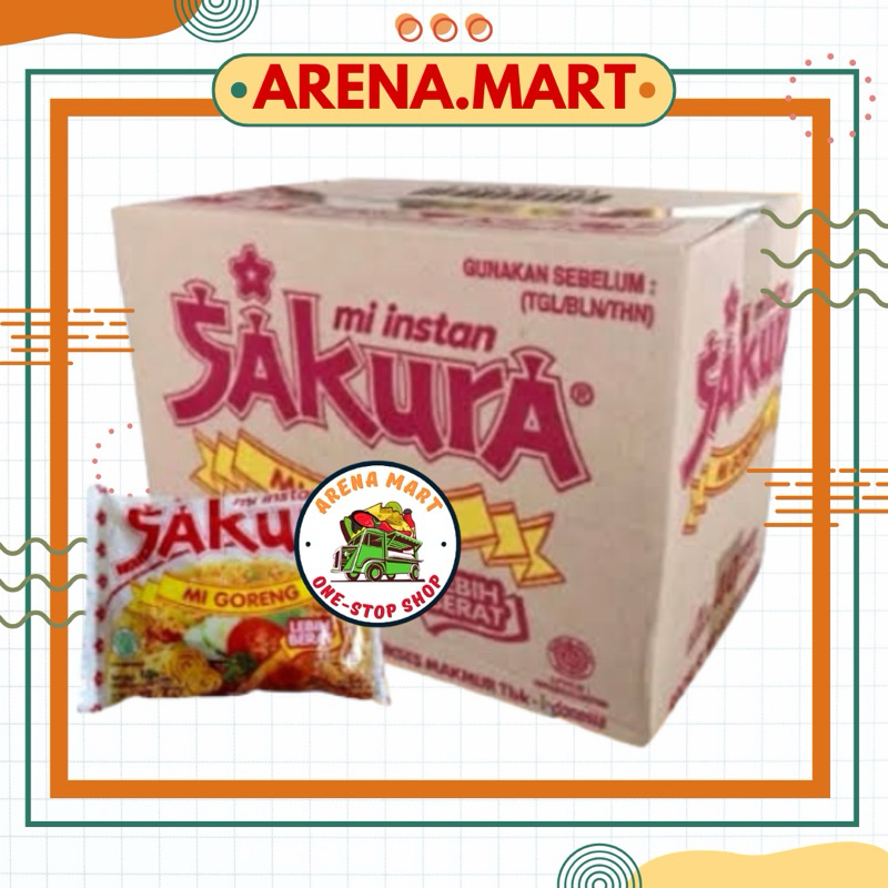 

Mi SAKURA Mie Instant Goreng Mie Sakura Mie Goreng Sakura 1 Dus isi 40 Pc