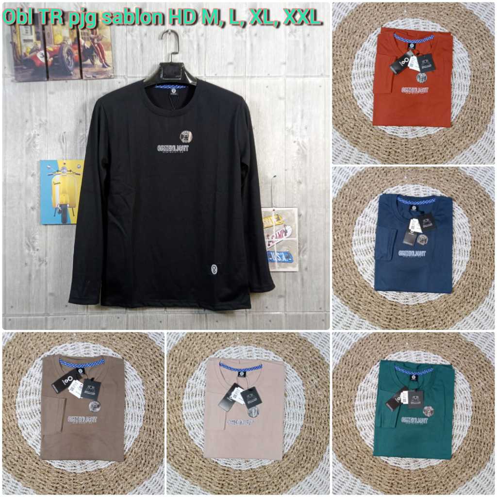 kaos lengan panjang dewasa 3 pcs 100 ribu kaos distro pria kaos polos kaos pria dan wanita terlaris