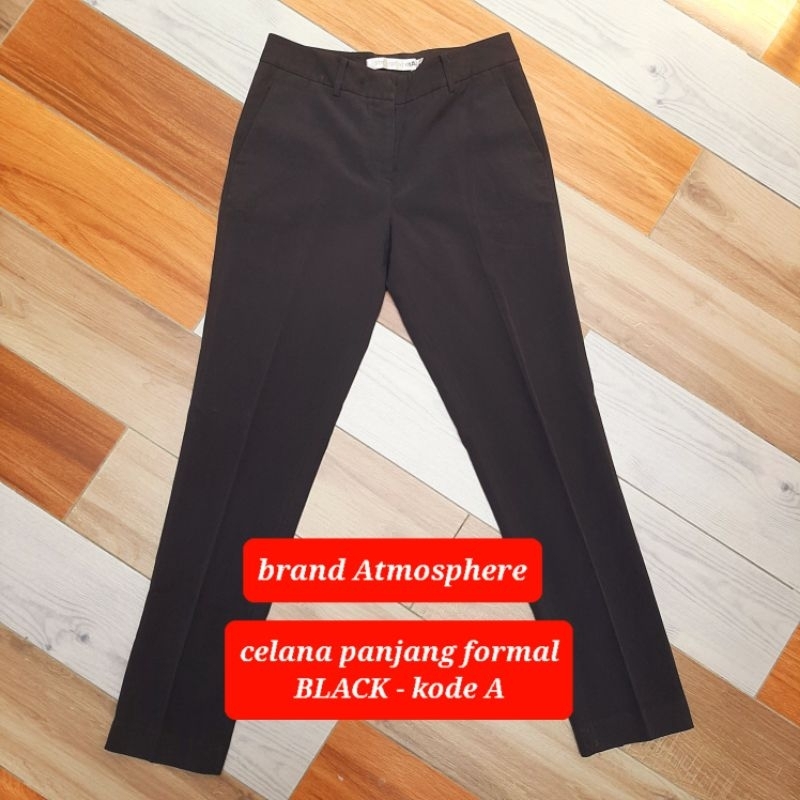 celana panjang kain wanita celana panjang formal kantor kain hitam celana panjang hitam wanita