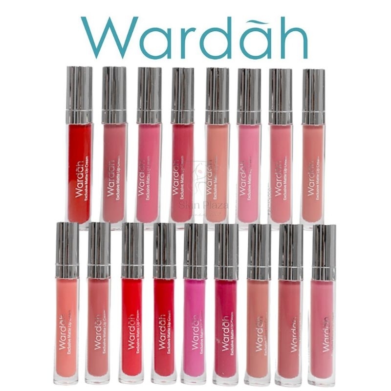 (LikeBeauty) Wardah Exclusive Matte Lipcream Kemasan Baru / Lipcream Wardah Exclusive Tahan Lama