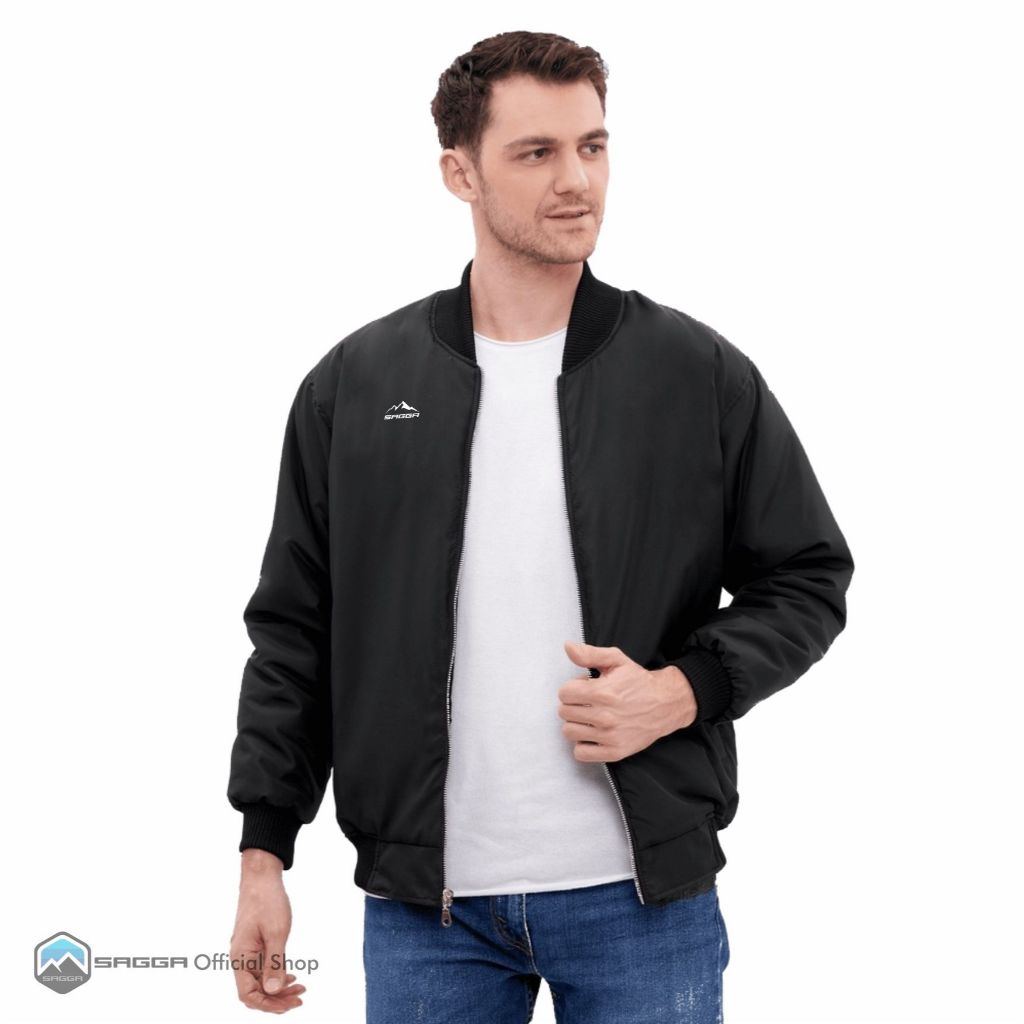 Jaket Bomber Kasual Premium Parasut semi anti air PRIA WANITA REI OUTDOOR berkualitas