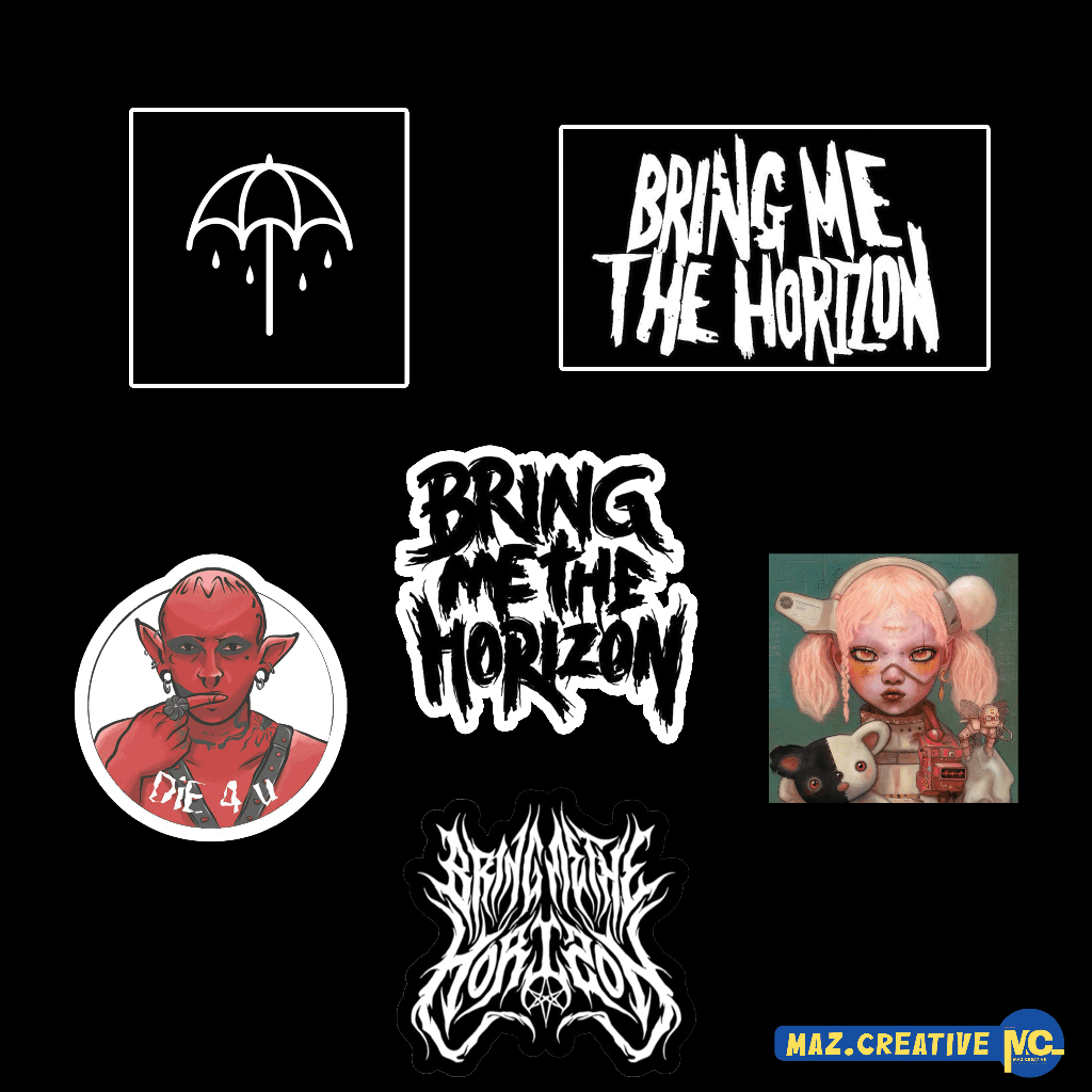 

Stiker Pack Band Bring Me The Horizon (BMTH) Sticker Music Vinyl Glossy