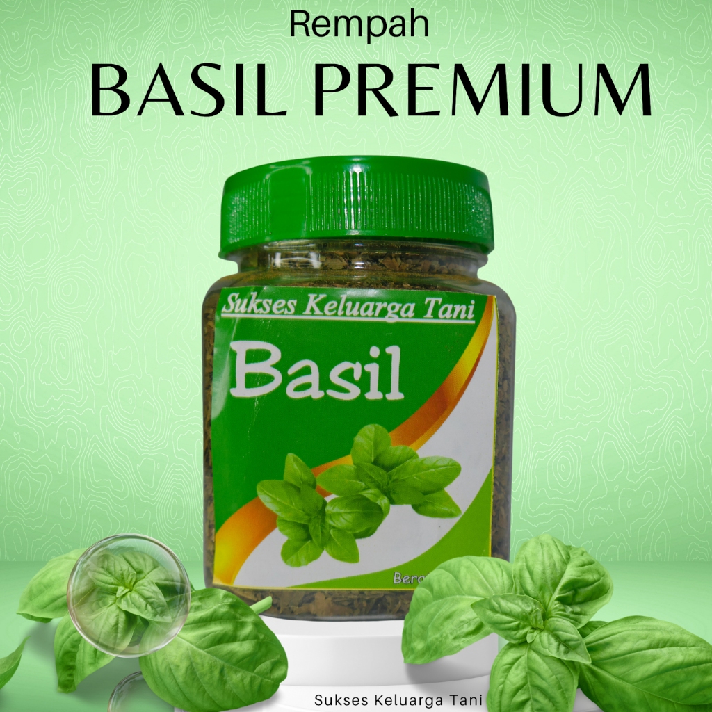 

Daun Basil Kering Premium 35 gr