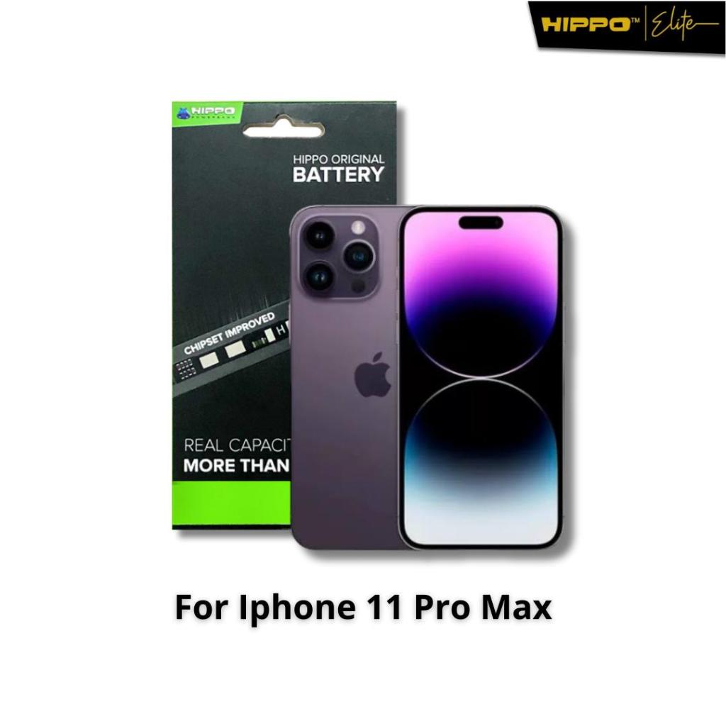 Hippo Baterai iPhone 11 Pro Max 3969mAh Original Battery Batere Premium Batu Batre Batrai Handphone 