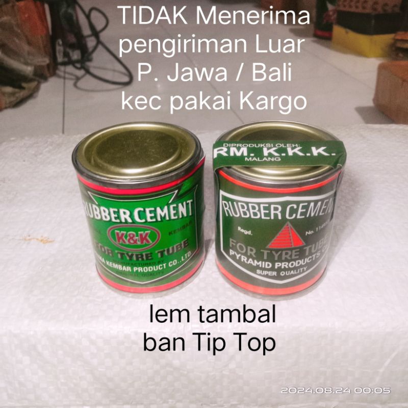 lem tambal ban tip top rubber cement