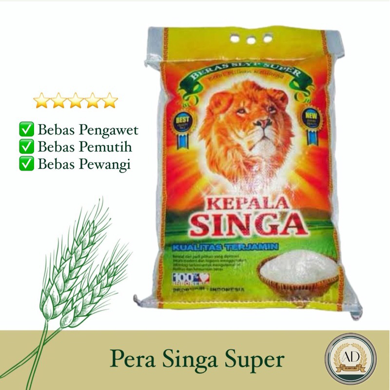 

Beras Perak Super Cap Kepala Singa