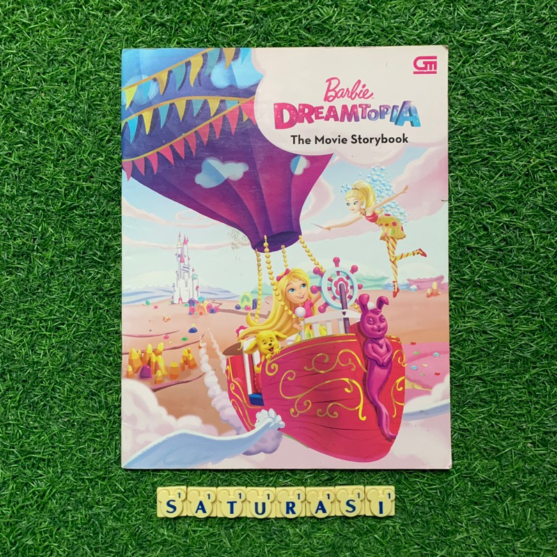 (Saturasi Preloved) Barbie Dreamtopia The Movie Storybook - Buku Cerita Anak