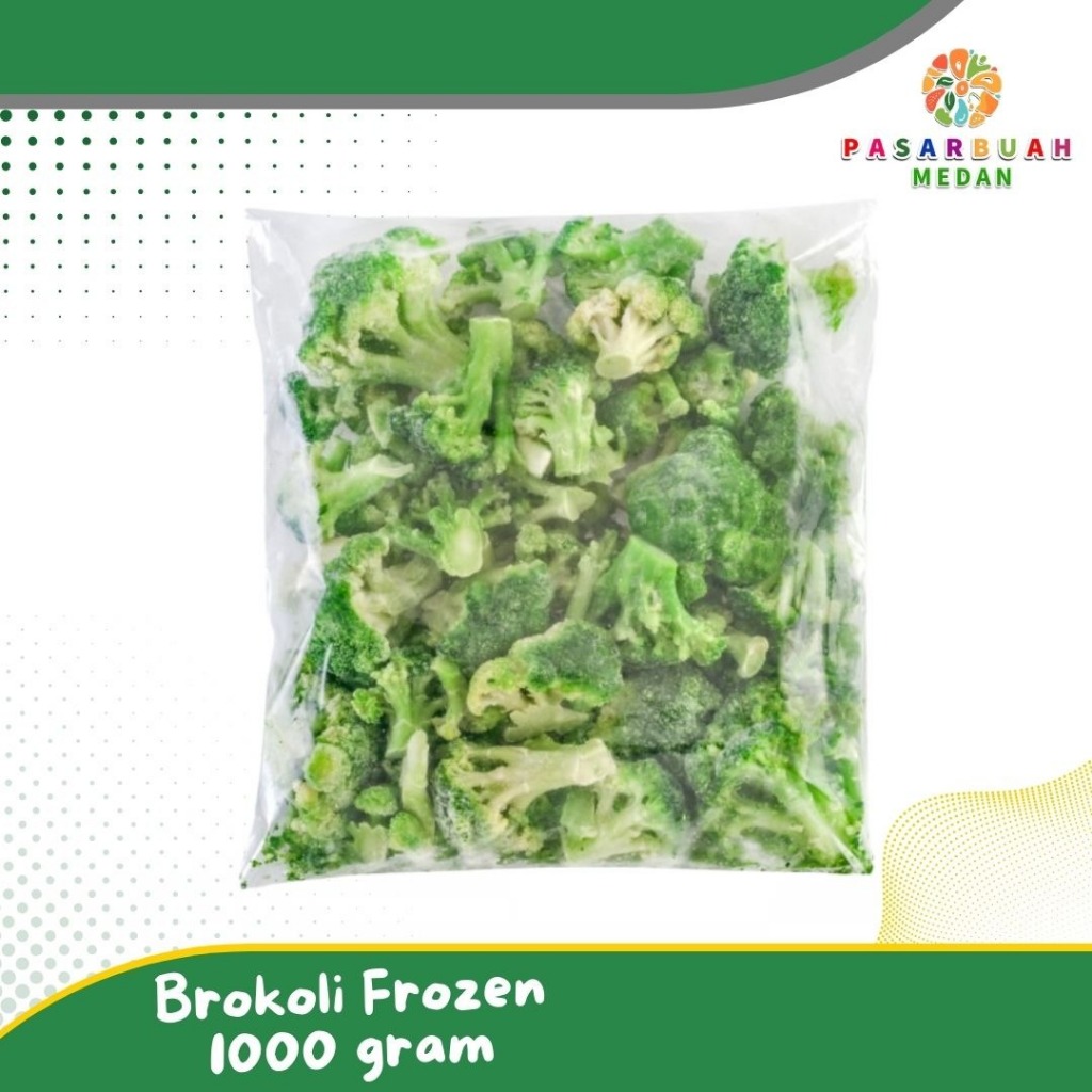 

Brokoli Frozen 1 kg / Sayur Brokoli Beku - Pasar Buah Medan